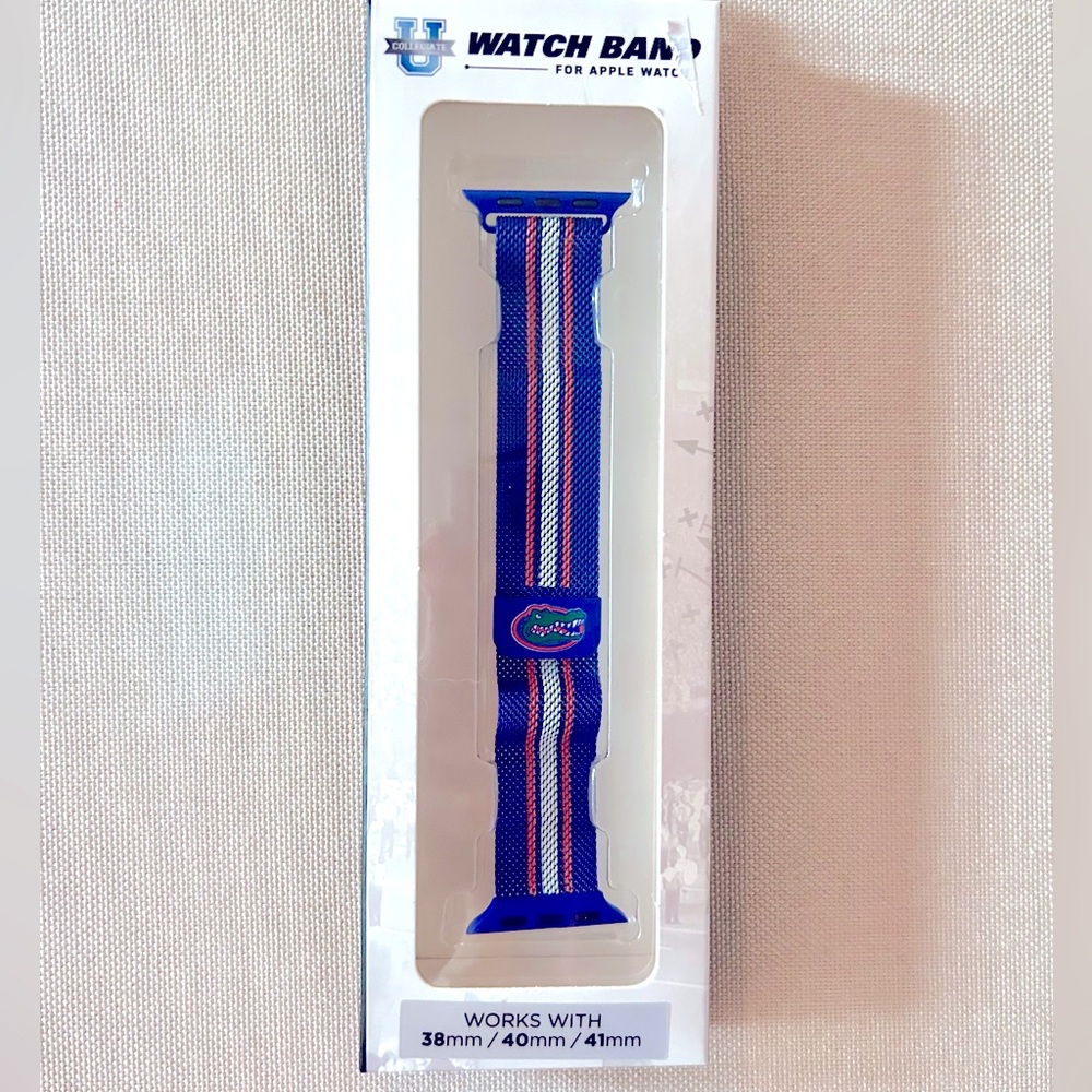 UF Gators Mesh Stainless Steel Watch Band 🐊🐊🏈
